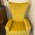 Yellow Upholstered Armchair – New w/ Instructions + Legs 1 thumbnail