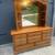 Solid Oak Dresser With Mirror Nice 1 thumbnail