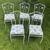 Antique white wrought iron chairs 1 thumbnail