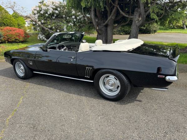 1969 Chevrolet Camaro Convertible 396 5 velocidades D/P F/P A/A Restauración Completa desde el Chasis - $88,500 (Lynnwood)63623079085699122