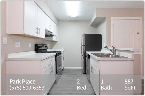 $1,175 / 2br - 887ft2 - Feel at home your first night! Fall in love with your 2 BR / 1 BA! (Las Cruces - Near NMSU)63861850435457122