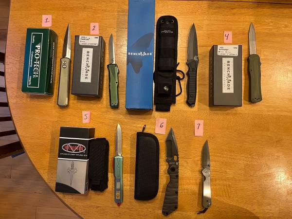 Knives (prices in description) 1