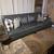 Bernhardt Dark Gray Leather Sofa 109" 1 thumbnail