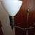 Brass floor lamp with milk glass shade 3 thumbnail