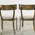 Pair like new Bronzed Steel Modern Klismos accent Chairs -$45each 2 thumbnail