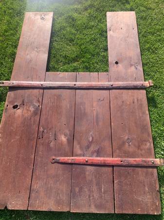Antique large barn door 1