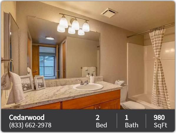 $1,725 / 2br - 980ft2 - $1,725 / 2 Bed 1 Bath – 980 SF – $1,000 Off Move-In – $0 App Fee (Wenatchee - Wenatchee Valley Mall)63808971136513120