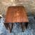Mid Century Wood Dining Table Drop Leaf Petite w/ 3 MCM Chairs Vintage 3 thumbnail