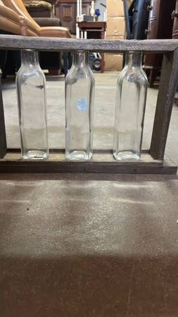 Rustic Three Bottle Vase From Sola Wood Flowers Features Three Clear 1