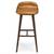 Set of 3 Article Sede Leather Bar Stools - Walnut And Toscana Tan 9 thumbnail