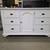 Modern White 6 Drawer Dresser with Door 1 thumbnail