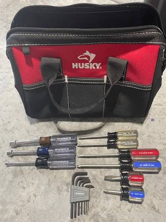 Husky toolbag plus driver set 1