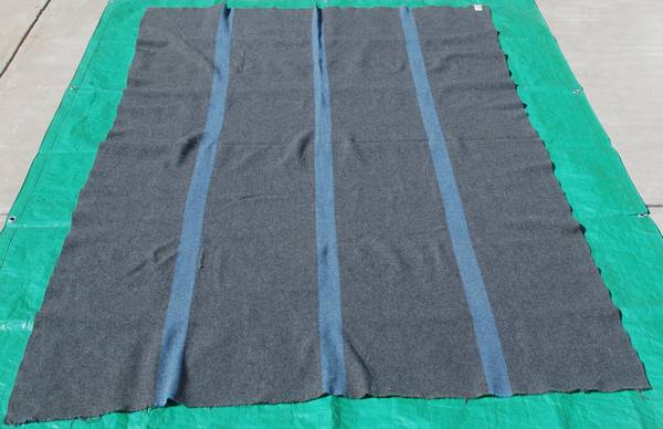 Rare WWII Australian Army Wool Field Blanket - Tagged V 183 1944 1