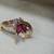 New 14k Ruby and Diamond Ring 2 thumbnail