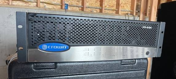 Crown CTs 8200 Power Amp – 2U 1