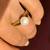 14K Yellow Gold Ring ( Size 6-7) with Natural Akoya Pearl 18 thumbnail