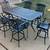 Patio Set Hanamint Lexington Outdoor Furniture 6 Swivel Seat Bar Height Dining 4 thumbnail