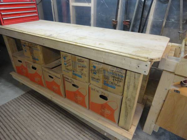 Workshop Cabinets & Workbench 1