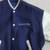 🔥GEORGETOWN🔥COLLEGIATE VARSITY JACKET SZ MEDIUM  LEATHER WOOL LETTER 10 thumbnail