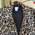 Leopard Print Moto Jacket- Chico’s Boutique- ladies’ sz L 2 thumbnail