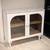 White Sideboard/Display Cabinet (Marble Top, Glass Doors) 1 thumbnail