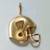 Washington Commanders? Wisconsin Badgers? 10k Gold Football Helmet Pendant 3 Gra 1 thumbnail