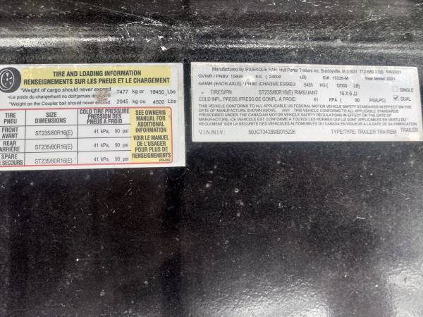 HP heavy duty Gooseneck flatbed trailer 1