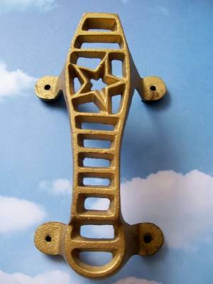 Vintage Shoeshine Box Boot/Shoe Rest with Star 1