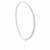 IKEA VARMBLIXT LED WHITE WALL LAMP METAL CIRCLE 20" HOLLOW SHAPE [NEW] 2 thumbnail