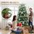 Like New Prelit Green Artificial Christmas Tree 6ft Pre-Lit X-Mas 11 2 thumbnail