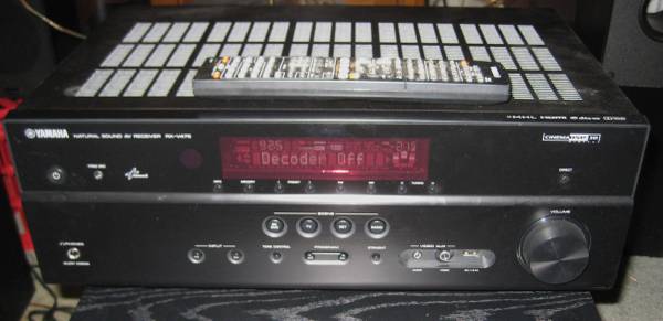 Yamaha RX-V475 A/V receiver, HDMI inputs - $60 (Mont Vernon)63470910953603120
