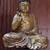 Rare Beautiful Antique Carved wooden Gilt Statue of Amitābha Buddha 1 thumbnail