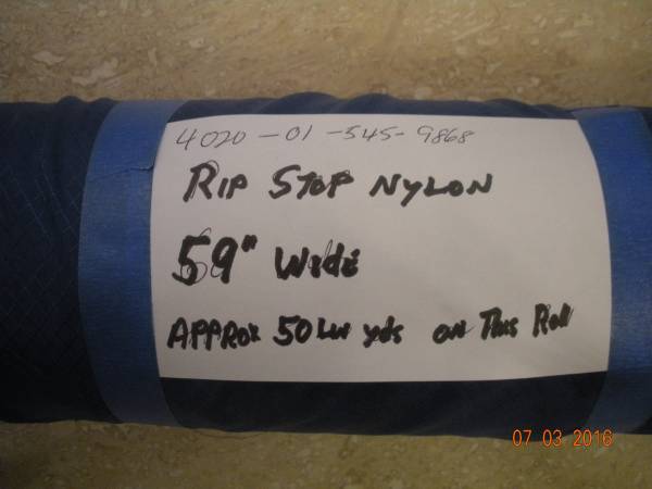 Rip Stop Nylon - $100 (East Wenatchee)63441596196483120