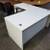 New White 6ft X 6ft L Shaped Desk w/2 or 3 Drawer File MSRP $1350 2 thumbnail