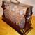 Vintage Mahogany Wood Cabinet with Three Decanters 3 thumbnail