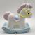 Enesco Vintage Porcelain Rocking Horse Nursery Night Light 1985 2 thumbnail