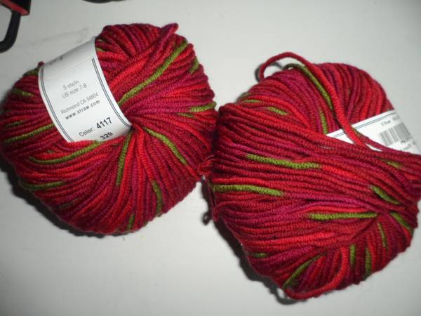 2 balls merino 5 wool yarn 1