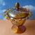 Indiana Carnival Glass Candy Dish. Open Lace Grape Harvest 2 thumbnail