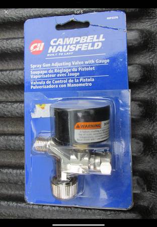Campbell Hausfeld Air Paint Spray Gun Regulator w/ Gauge - New 1