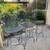 3 Wrought iron outdoor barstools 2 thumbnail