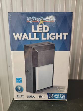 NEW Lights of America LED Wall Light, 13 Watts, 800 Lumens 1