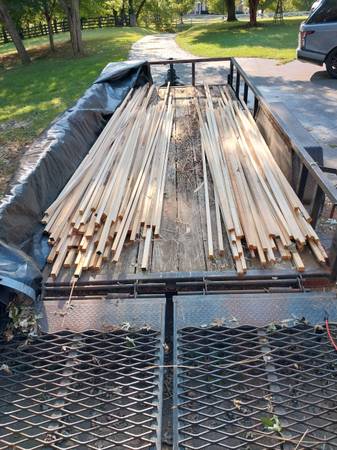 Kiln dried poplar rips (rough sawn) 1