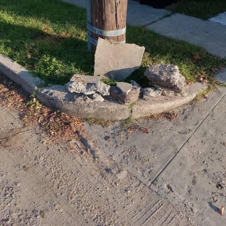 Concrete chunks 1
