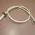 Used White Kitchen Sink Spray Head with Brass Ring & 4' White Hose 2 thumbnail
