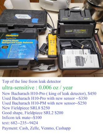 Refrigerant leak detector Bacharach H10 pro 1