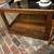 MCM End Lamp Smoke Glass Top End Table with Drawer 4 thumbnail