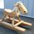 🐴 Vintage Solid Oak Wooden Rocking Horse – Amish Made Bring 8 thumbnail