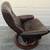 Ekornes Stressless large recliner chair w/laptop computer table 14 thumbnail