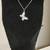 Butterfly pendant on 18" Italian sterling chain 2 thumbnail