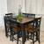 High Extendable Dining Table with 6 Chairs 17 thumbnail